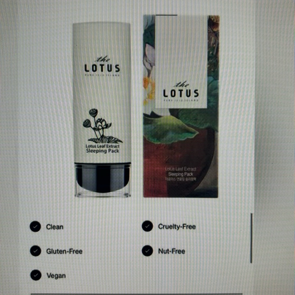 New In BoxThe Pure Lotus - Lotus Leaf Sleeping Pack